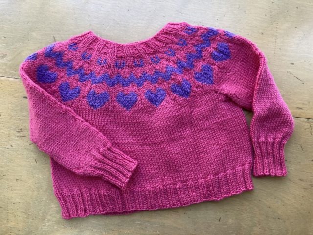 Fern Sweater finished. Pattern by Knitting For Olive. I'm so happy with how  it turned out! : r/knitting
